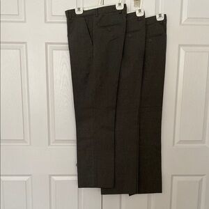 School Issue Men’s Dress Pants - Dark Brown